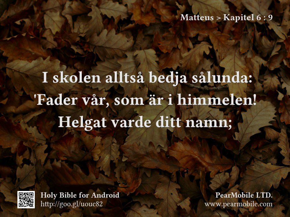 Matteus, Kapitel 6:9